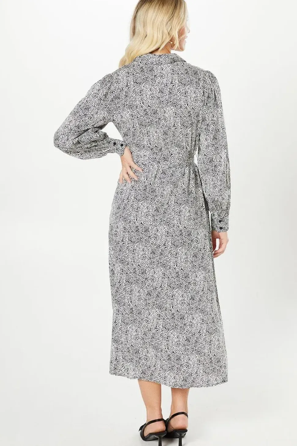 Mono Spot Shirt Dress