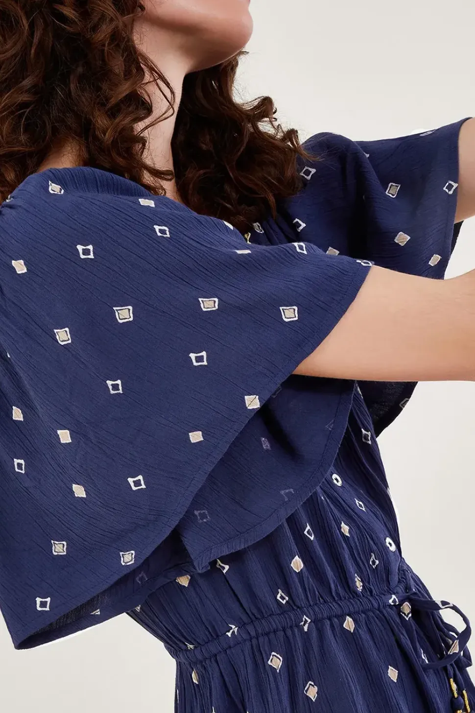 Motif Print Romper
