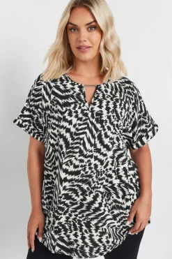 Notch Neck Blouse