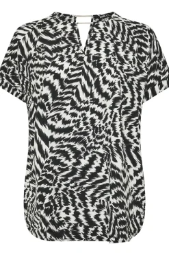Notch Neck Blouse