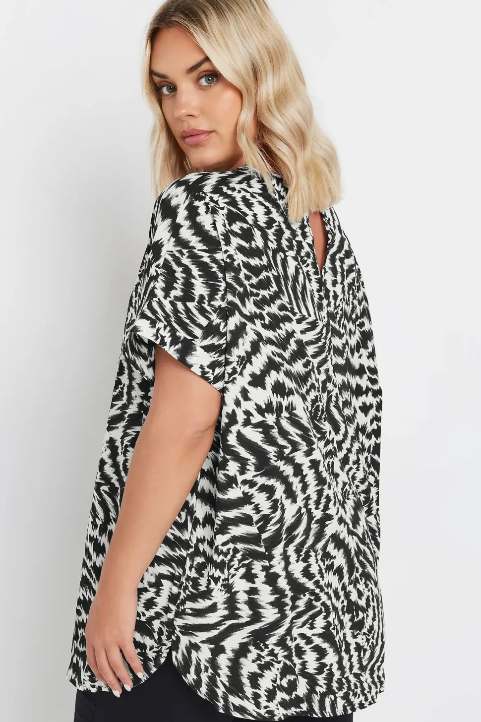 Notch Neck Blouse