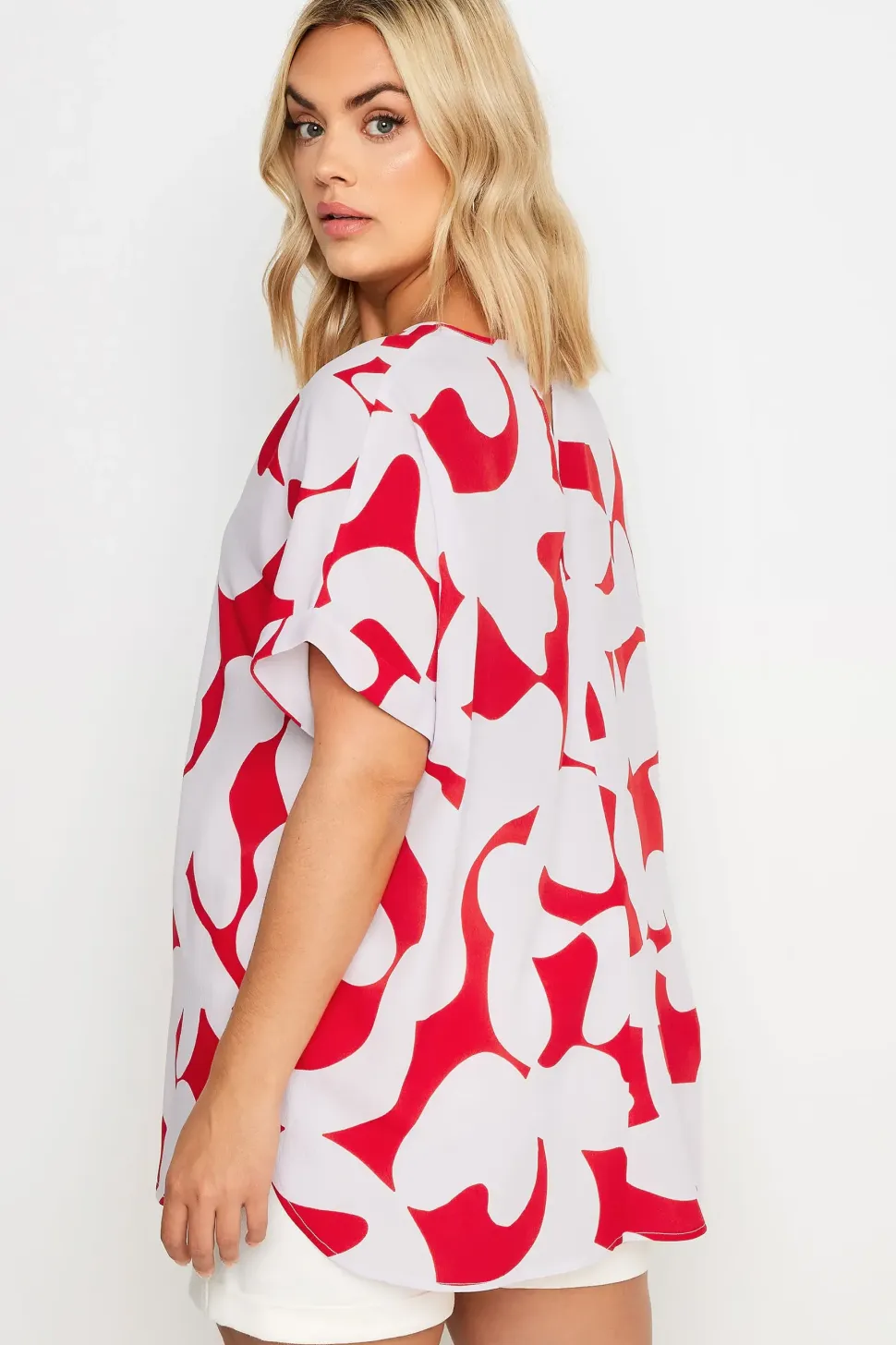 Notch Neck Blouse