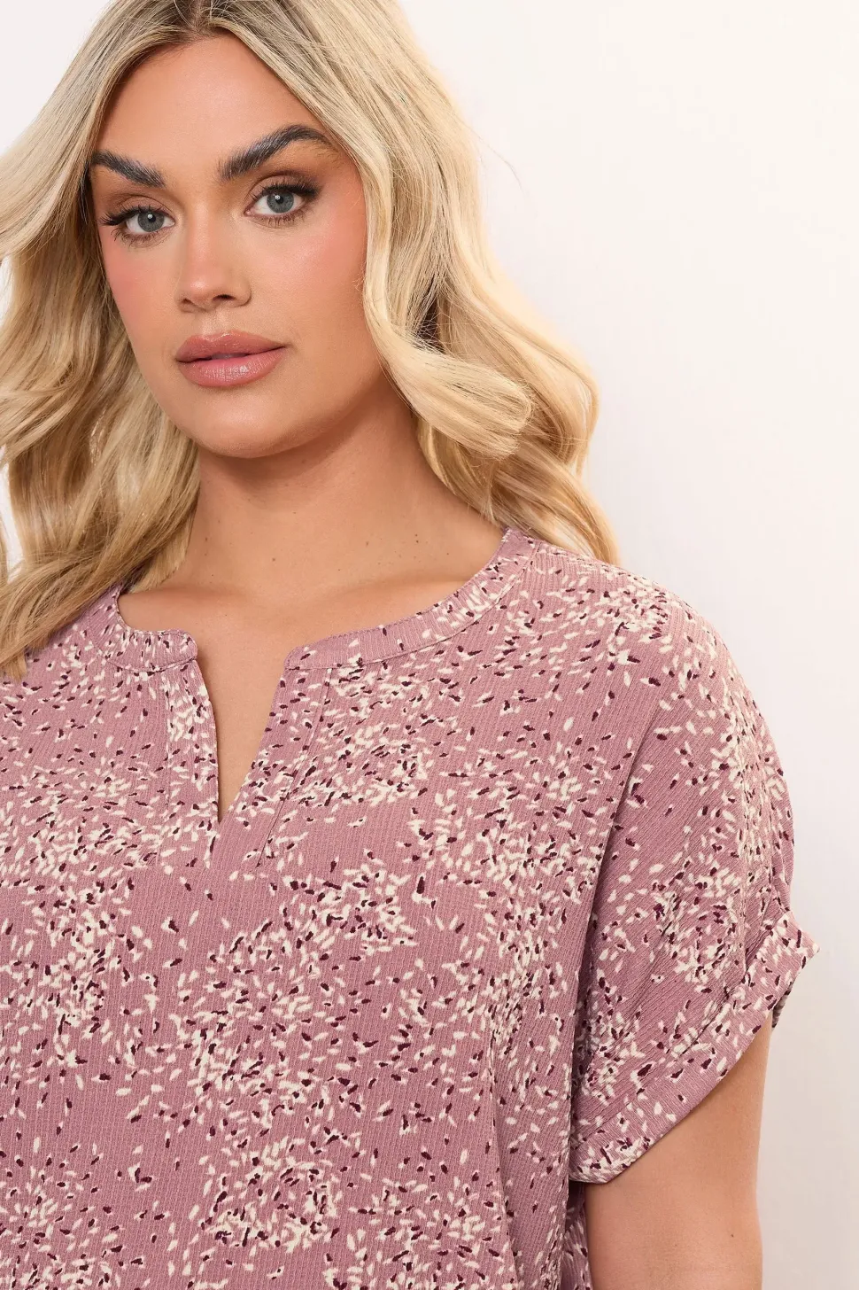 Notch Neck Blouse