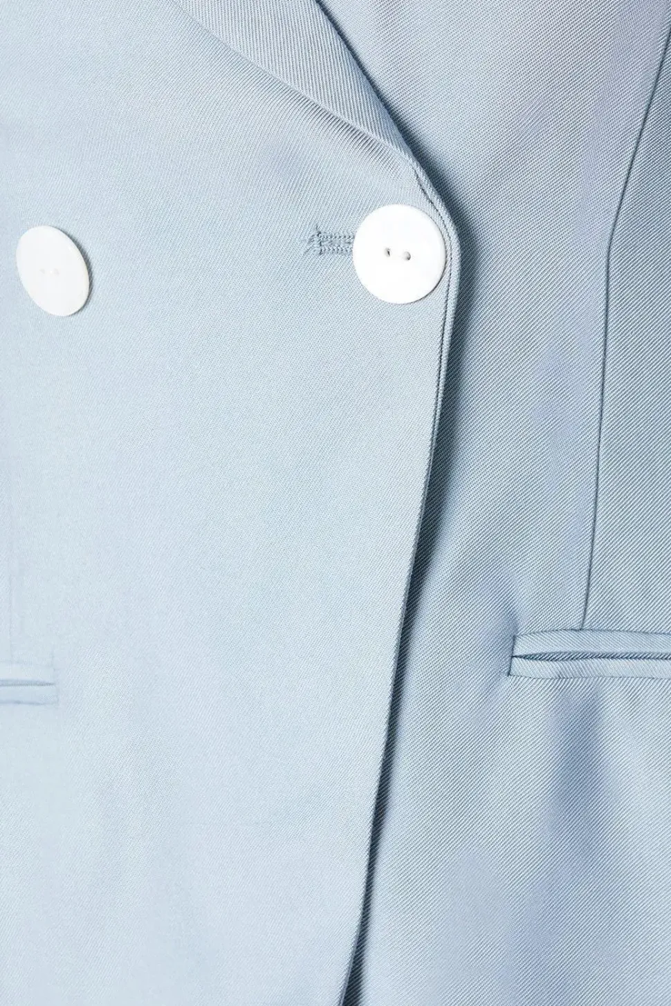 Occasion Button Detail Split Front Double Breasted Blazer