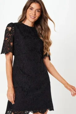 Occasion Corded Lace Shift Dress