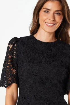 Occasion Corded Lace Shift Dress