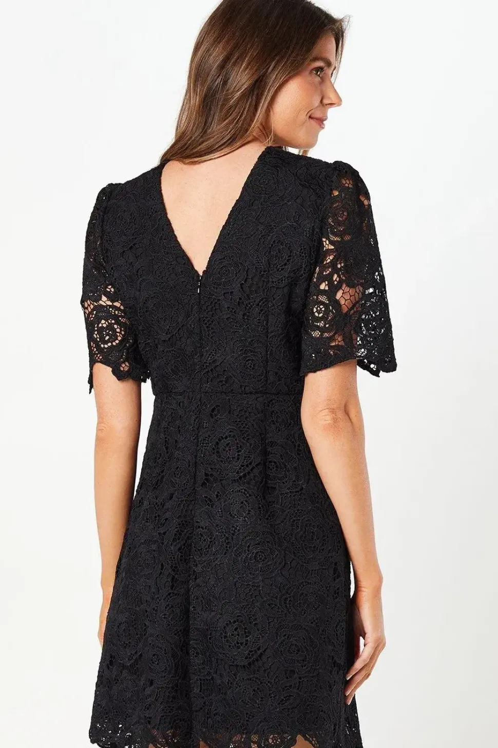 Occasion Corded Lace Shift Dress