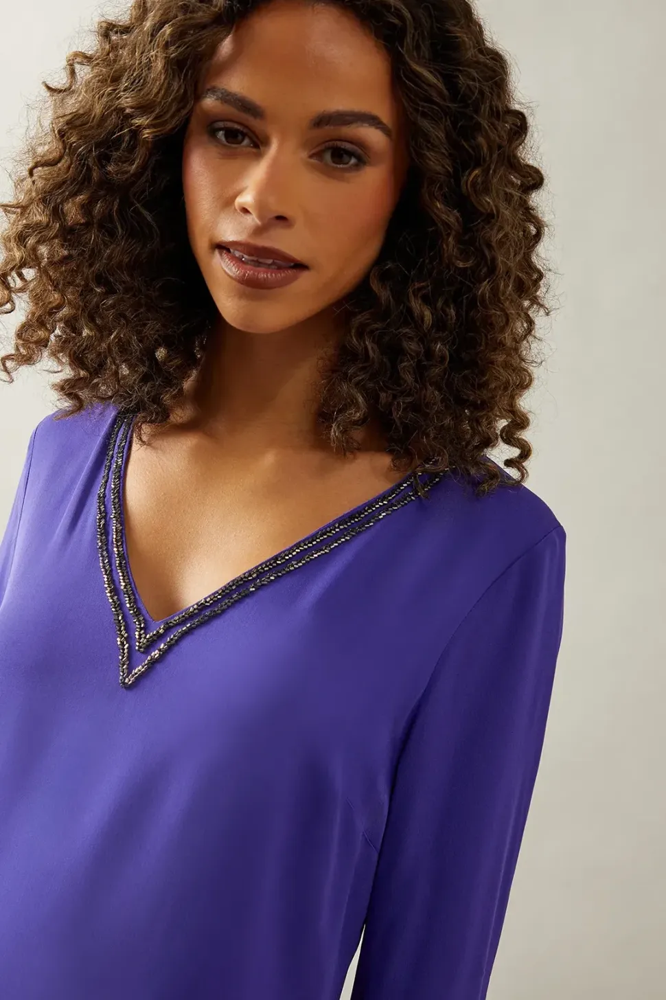 Occasion Embellished Ruffle Shift Dress
