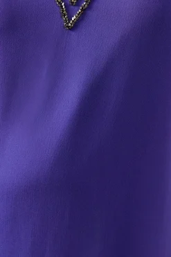 Occasion Embellished Ruffle Shift Dress