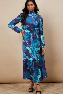 Occasion Floral Open Back Midaxi Dress