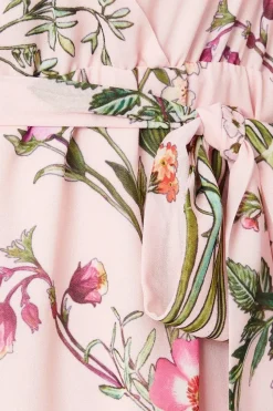 Occasion Floral Print Ruffle Midi Dress