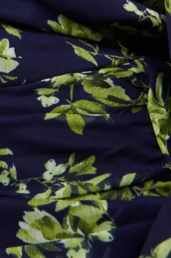 Occasion Floral Ruffle Wrap Mini Dress