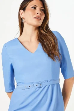 Occasion Floral 3/4 Sleeve Pencil Dress