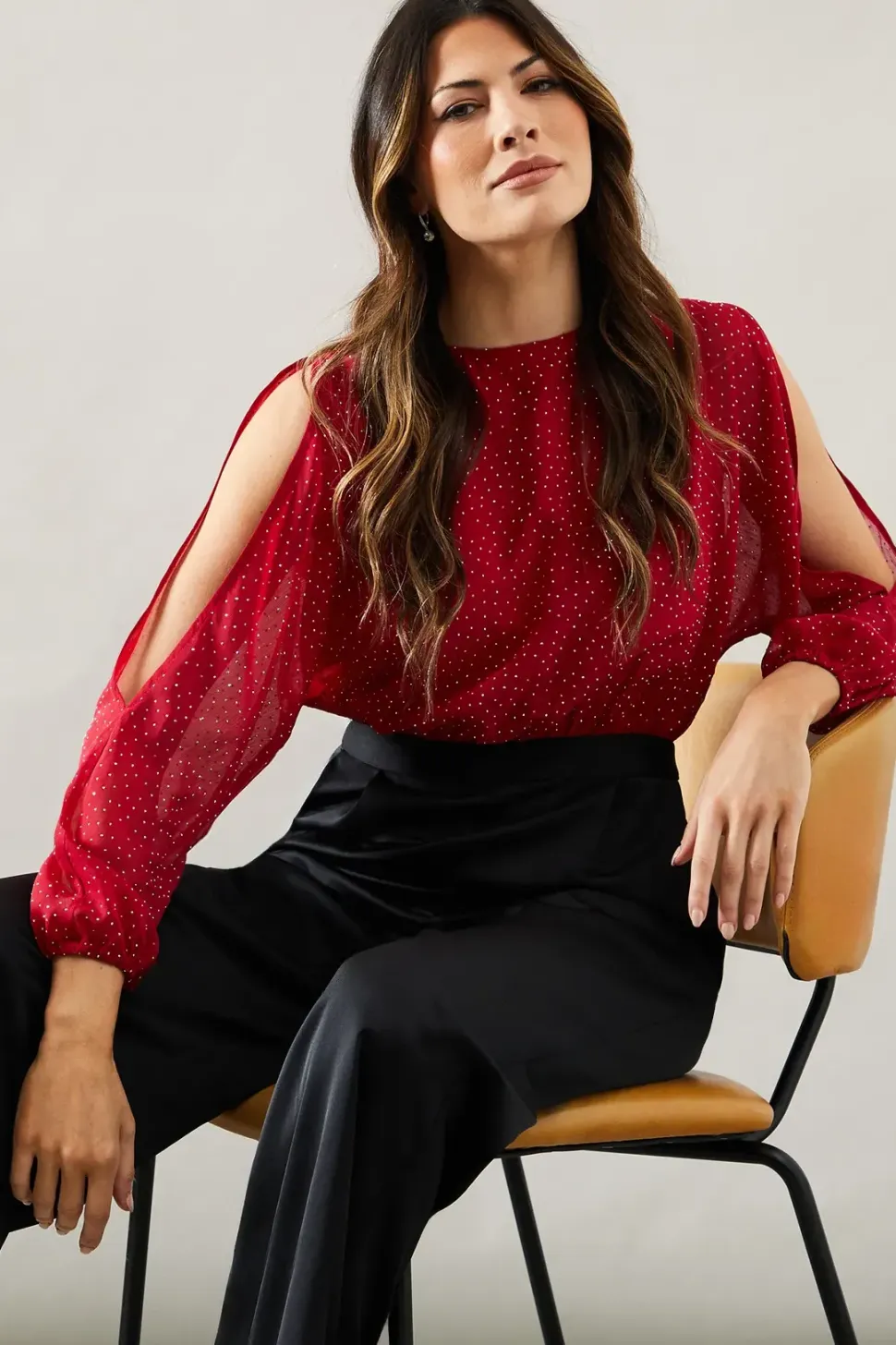Occasion Hotfix Cold Shoulder Jumpsuit