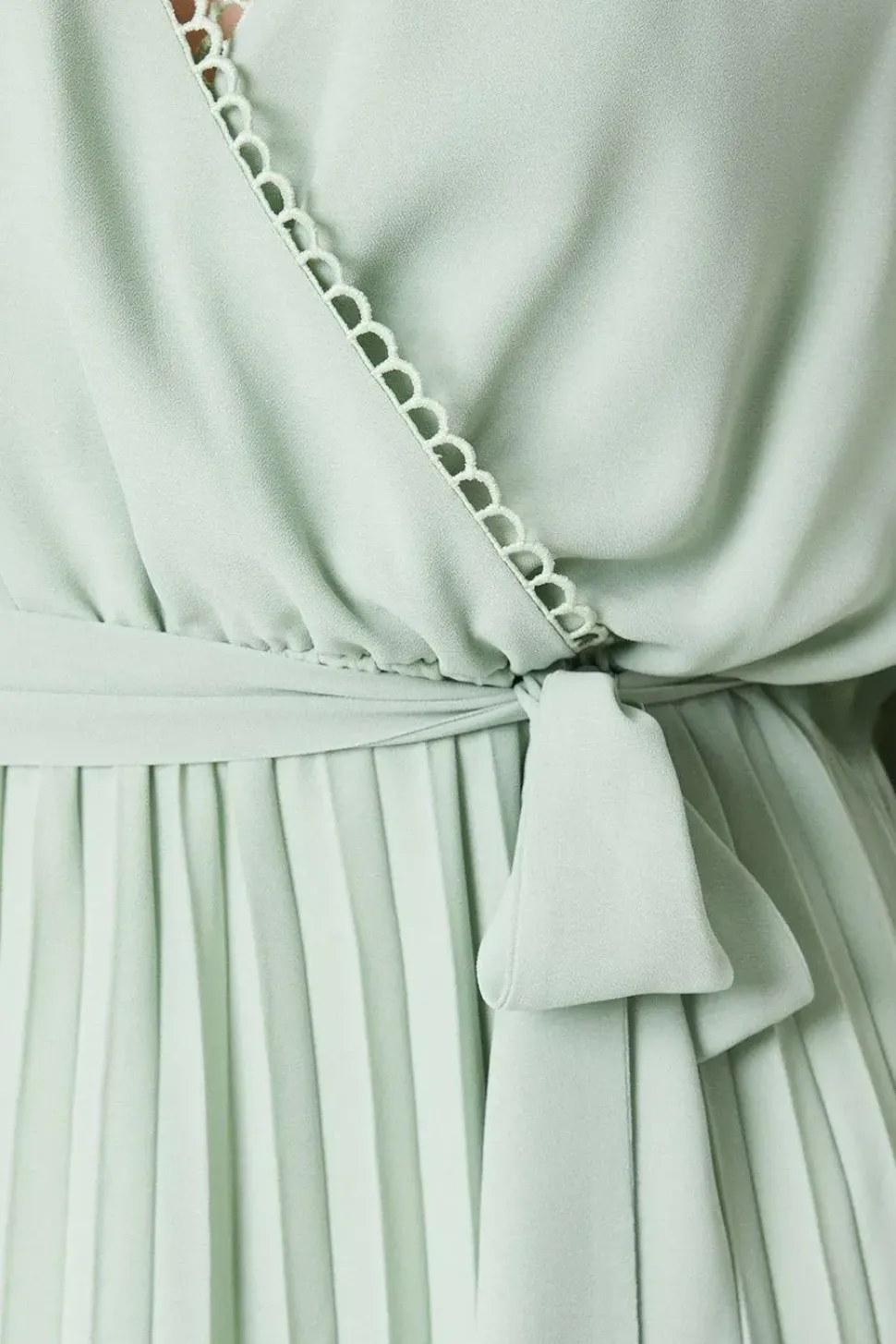 Occasion Kimono Sleeve Pleated Midi Dress