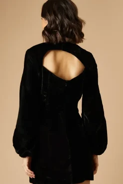 Occasion Premium Velvet Embellished Mini Dress