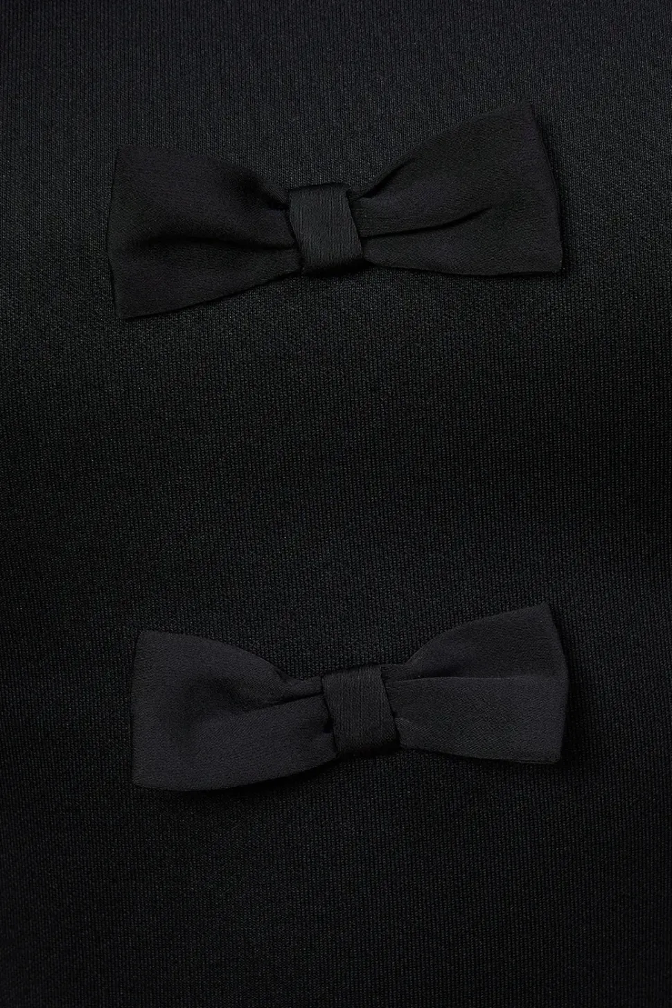 Occasion Satin Bow Scuba Mini Dress