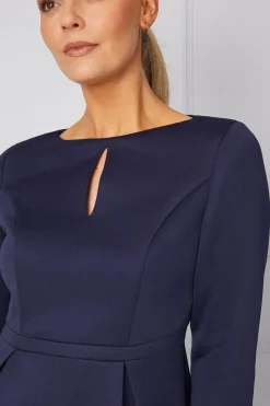 Occasion Scuba Fit And Flare Midi Dress
