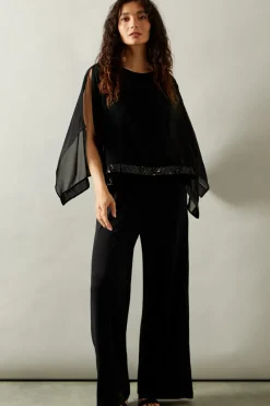 Occasion Sequin Overlay Jumpsuit
