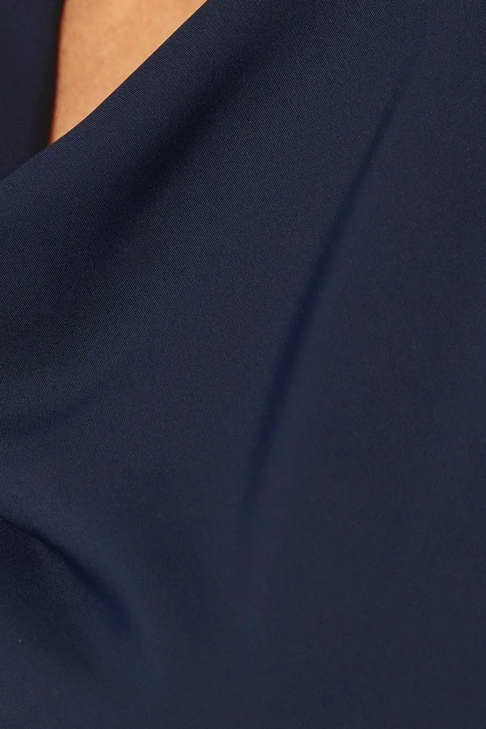 Occasion Tailored Cowl Neck Formal Midi Dress