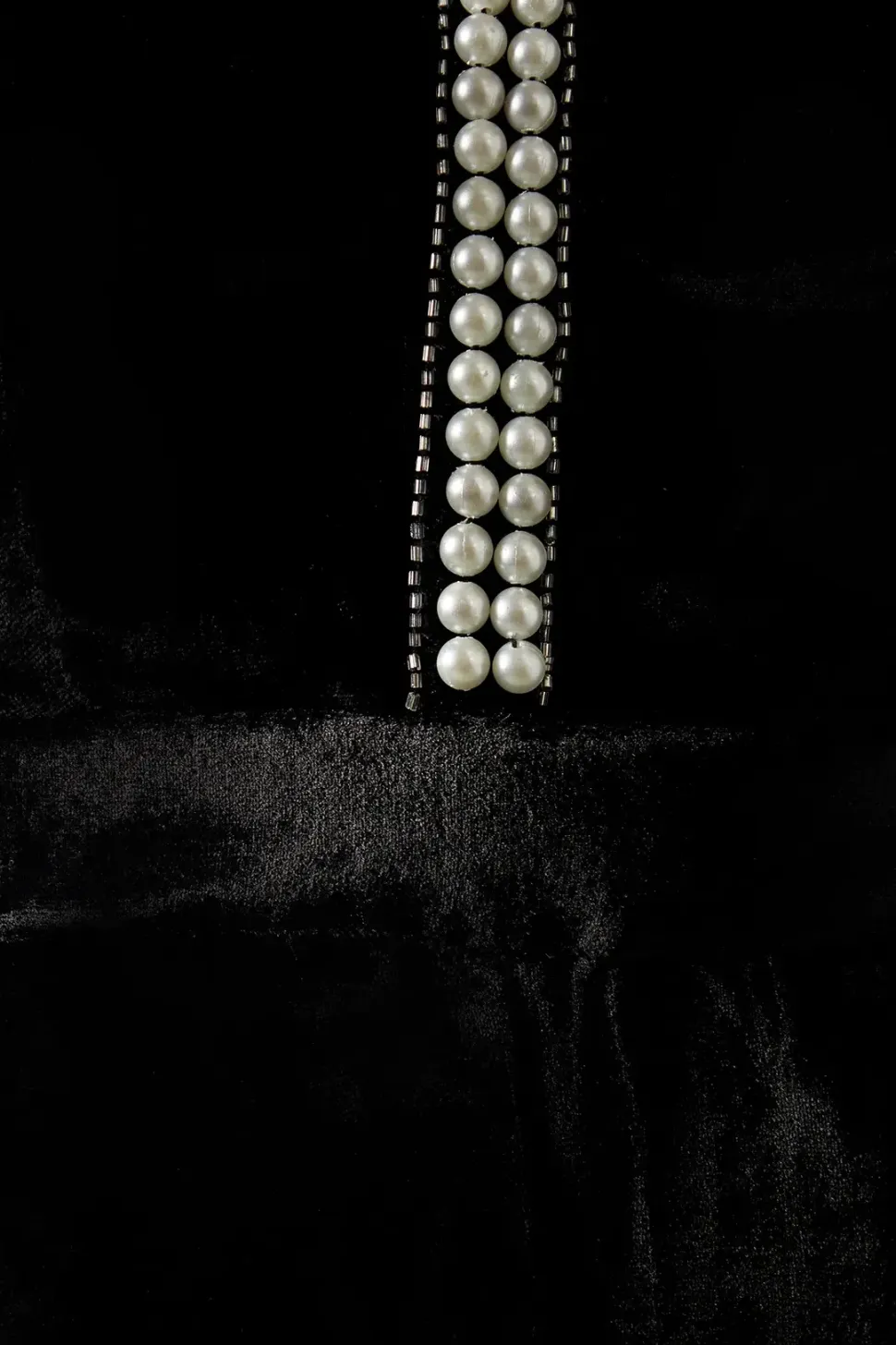 Occasion Velvet Pearl Embellished Jumpsuit
