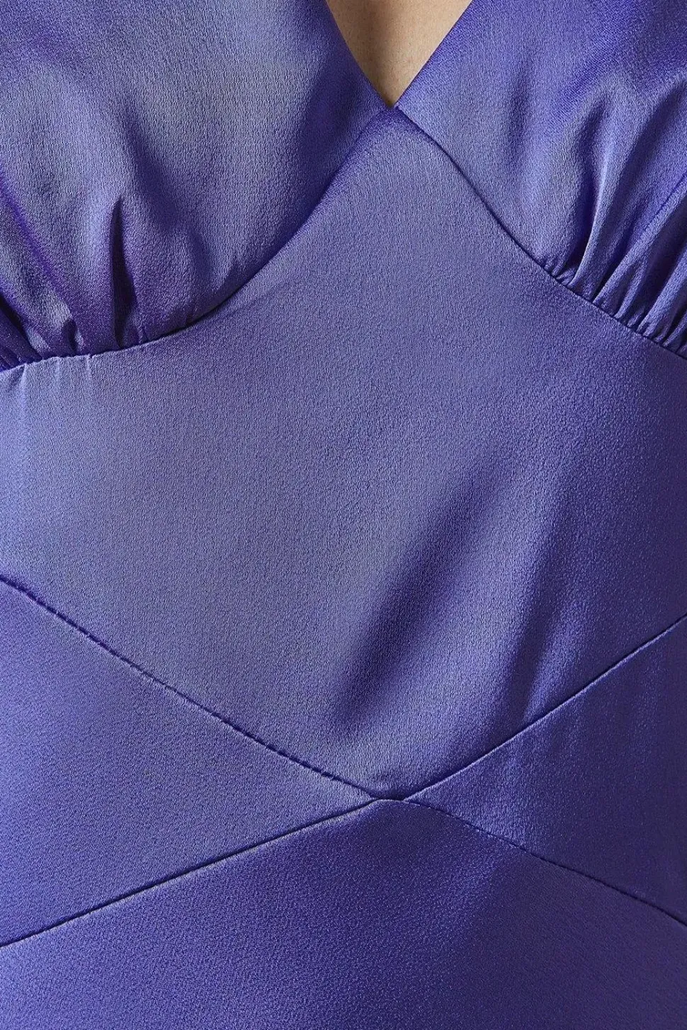 Occasion Velvet Tie Satin Maxi Dress