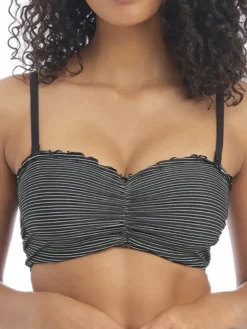 Ocean Calling Bandeau Bikini Top Midnight