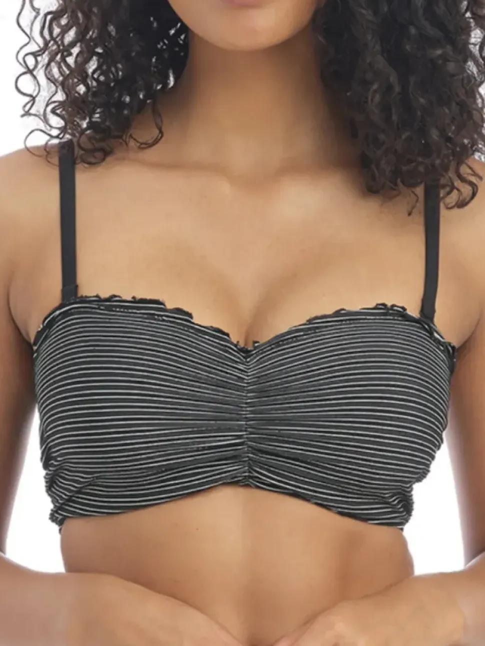 Ocean Calling Bandeau Bikini Top Midnight