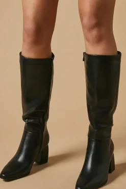 Octavia High Block Heel Pointed Knee Boots
