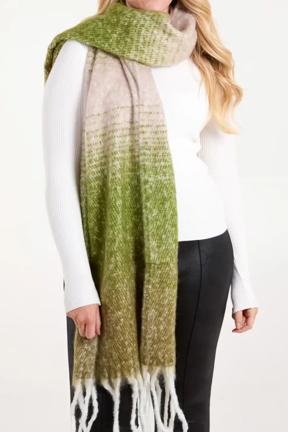 Ombré Brushed Scarf