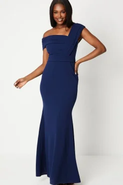 One Shoulder Bardot Gown