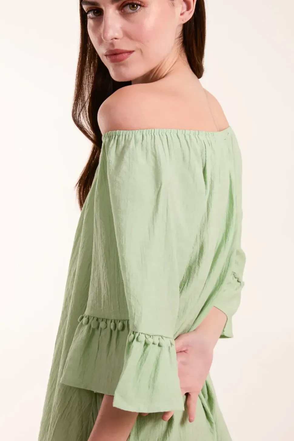 On Off Shoulder Tunic Dress