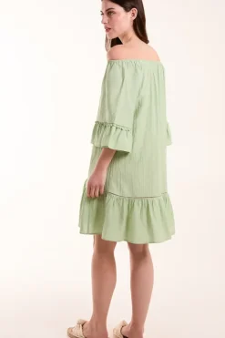 On Off Shoulder Tunic Dress