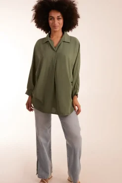 Open Collar Blouse
