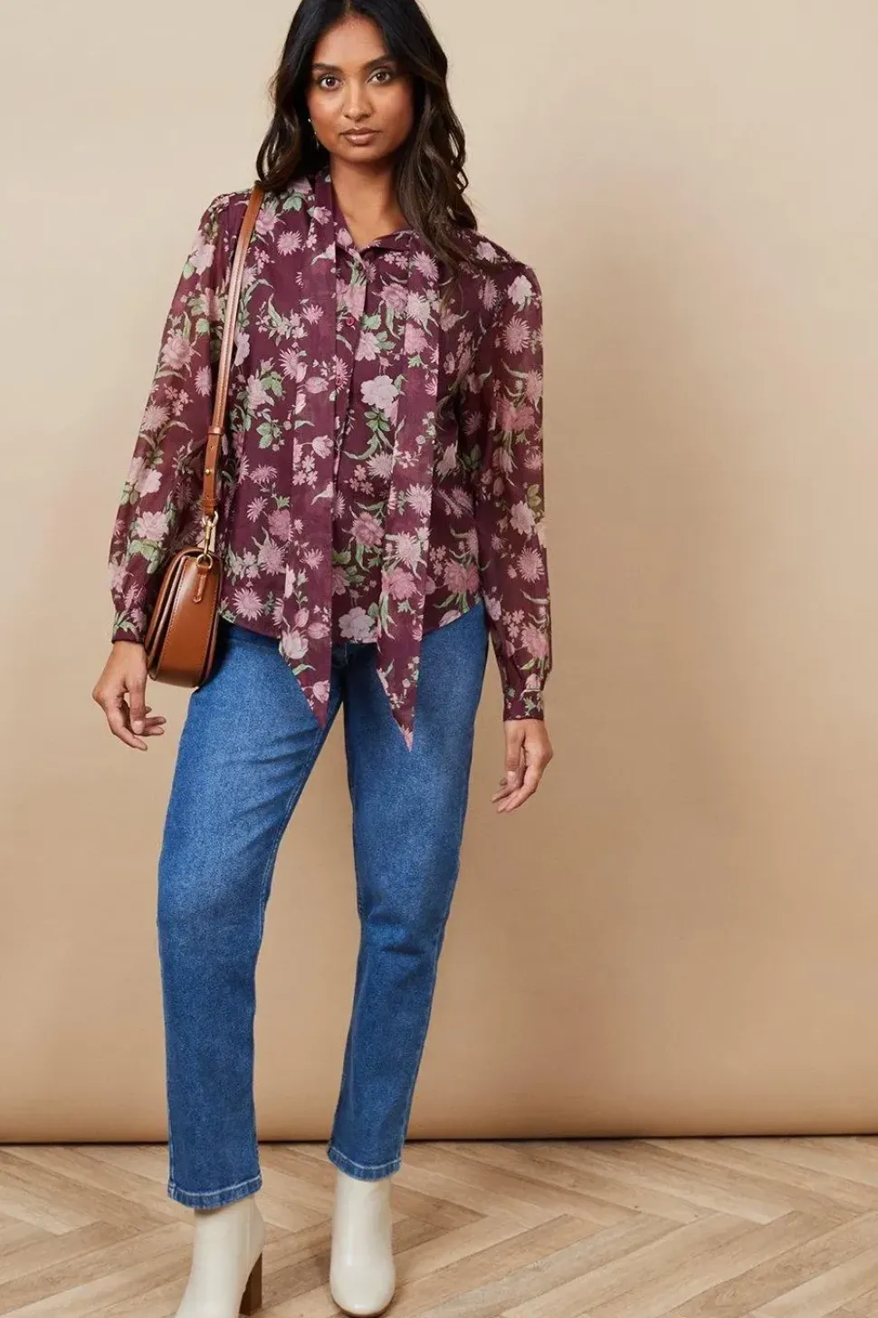Organza Pussybow Blouse