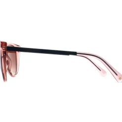 Oval Transparent Pink Brown Genna