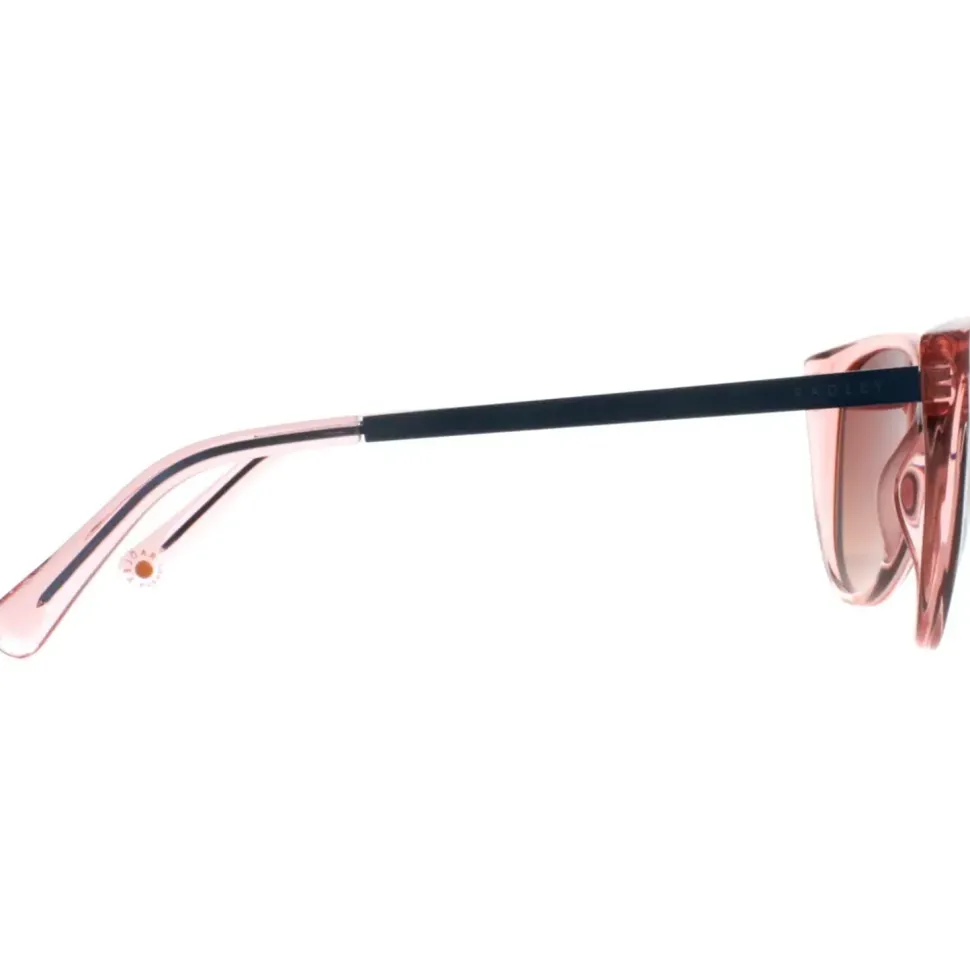 Oval Transparent Pink Brown Genna