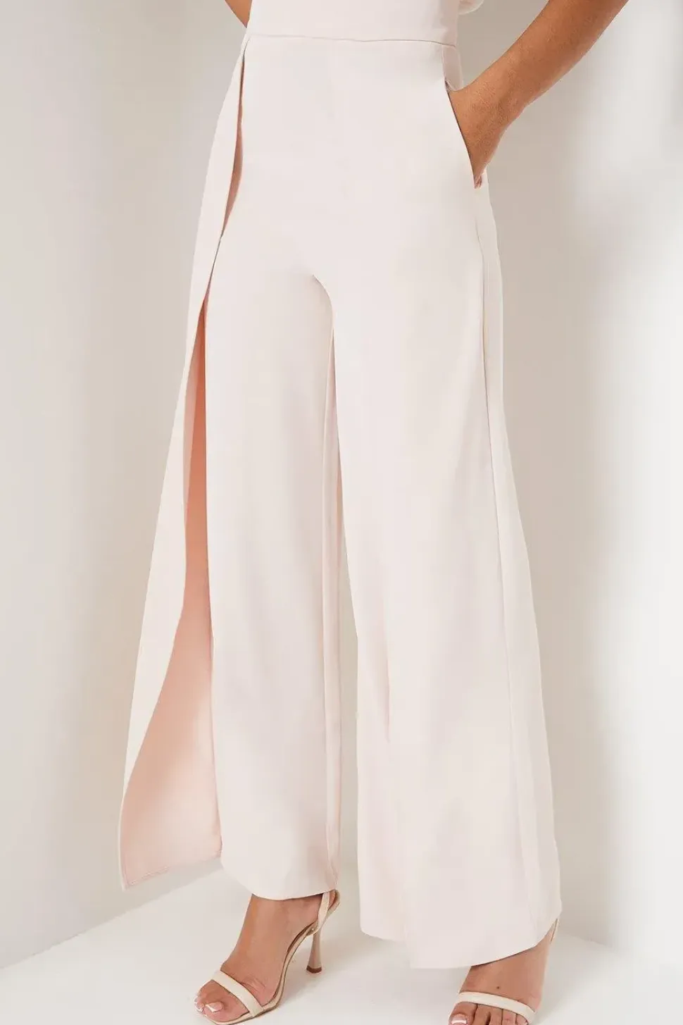 Overlay Wide Leg Trouser