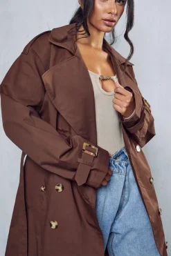Oversized Belted Trench Coat
