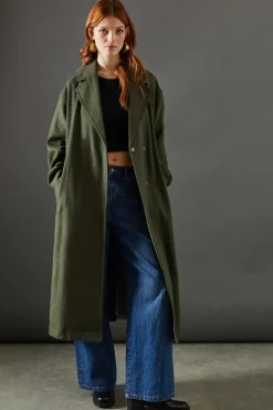 Oversized Belted Wrap Coat