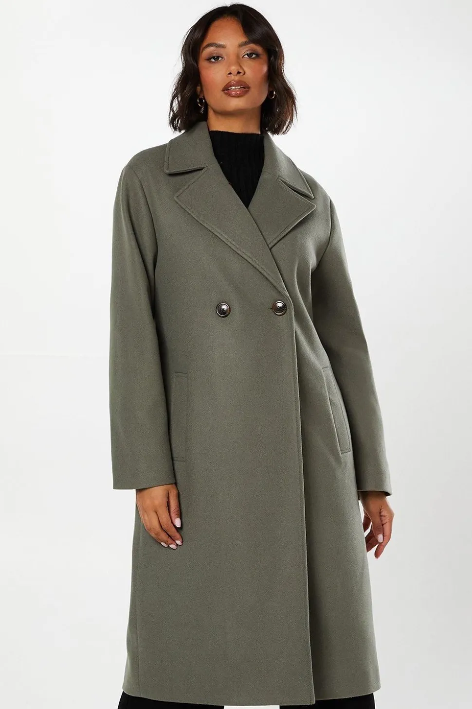 Oversized Double Breasted Coat