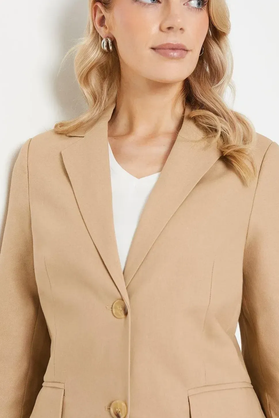 Oversized Linen Blazer