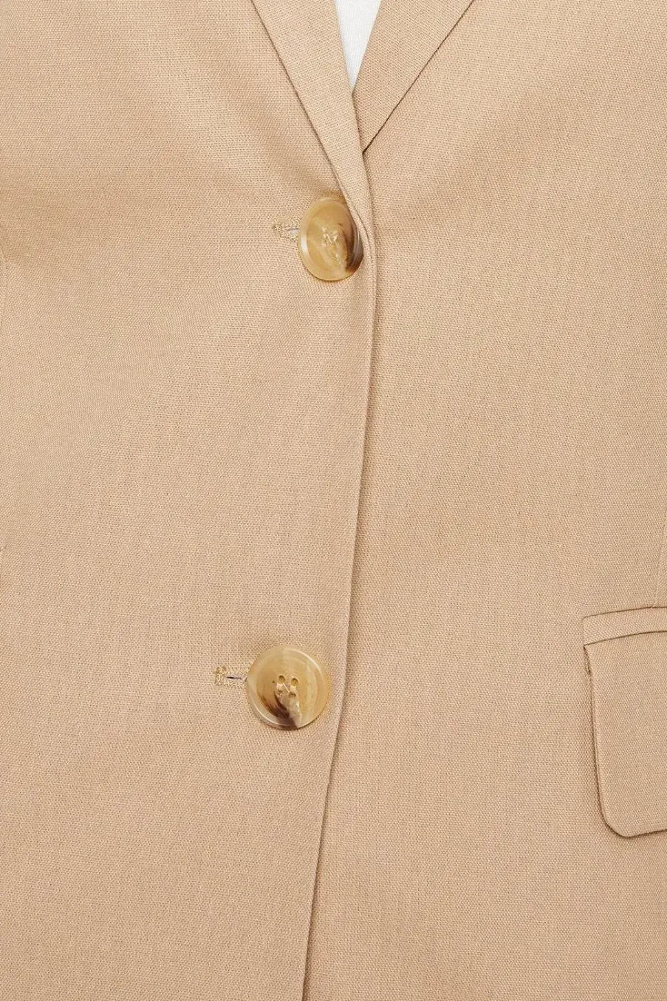 Oversized Linen Blazer