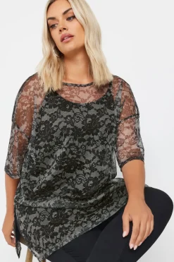 Oversized Mesh Top