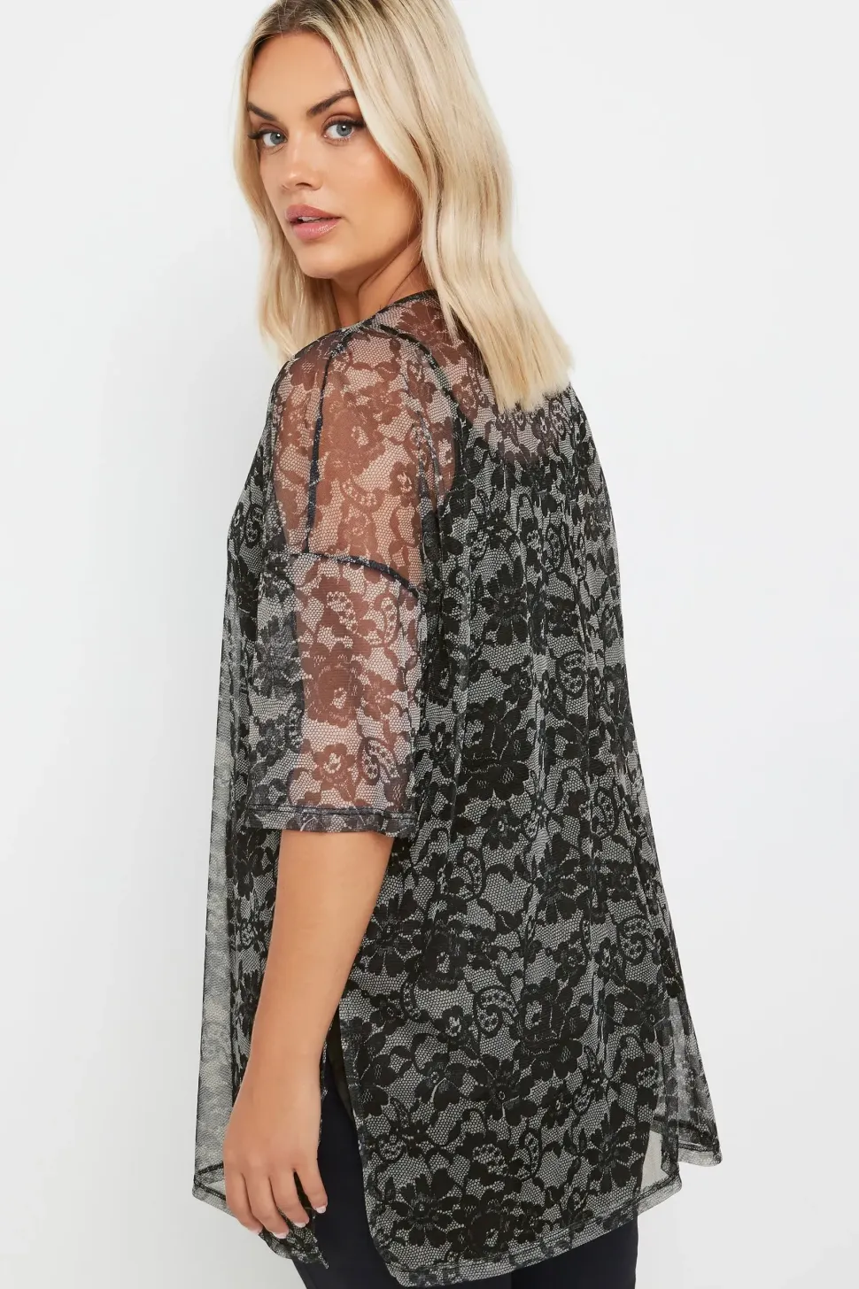 Oversized Mesh Top