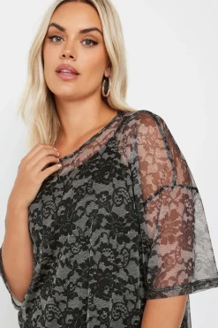 Oversized Mesh Top