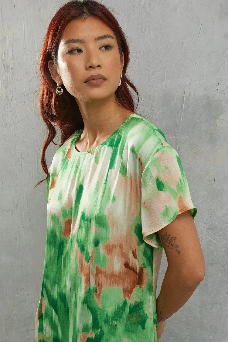 Oversized Midi T-shirt Dress