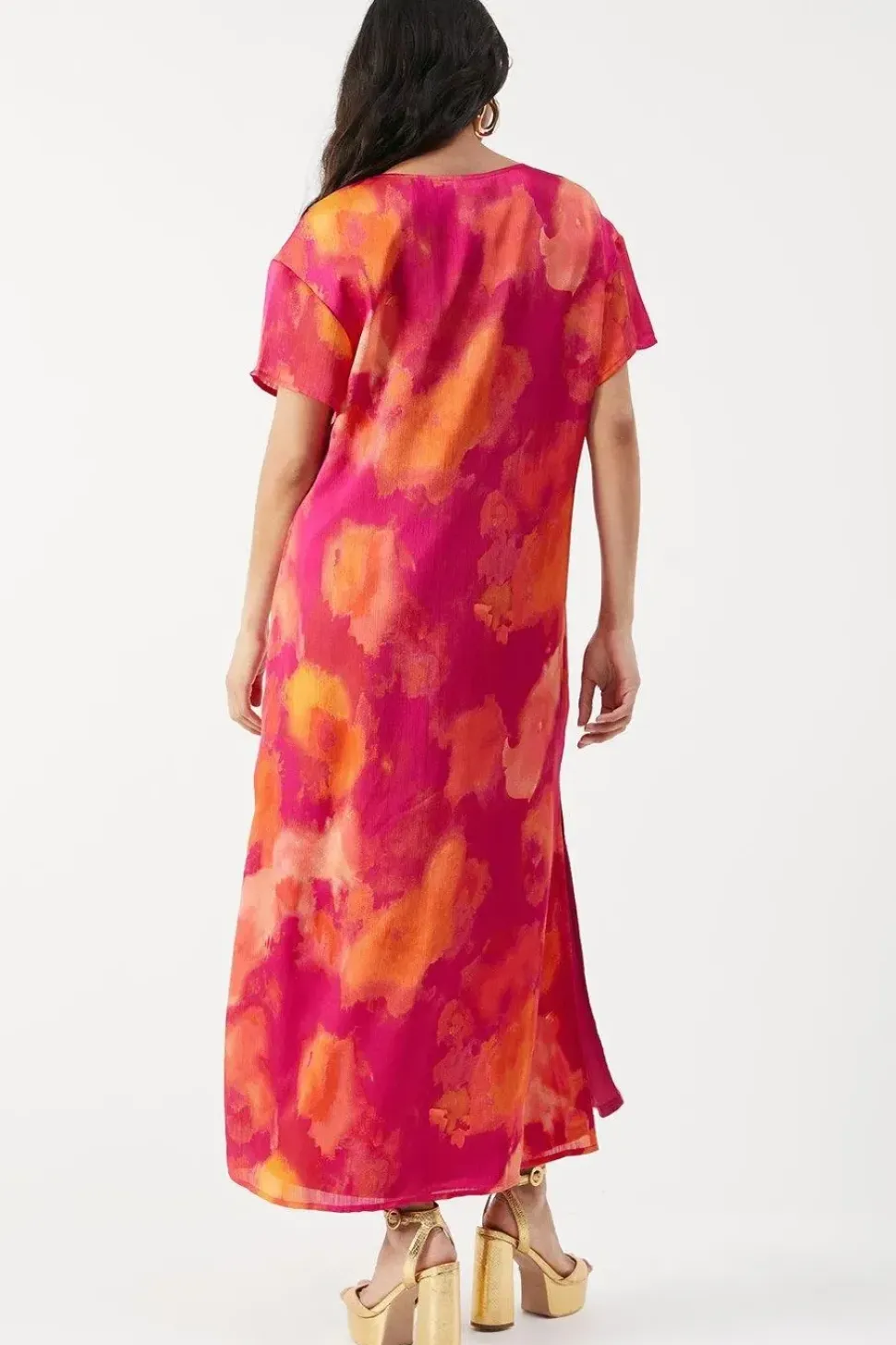 Oversized Midi T-shirt Dress