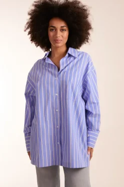 Oversized Pinstripe Shirt