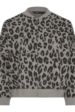 Oversized Sweat Bomber Jacket